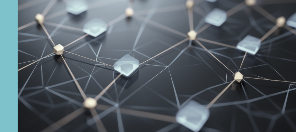 Mesh structure on a dark gray background.