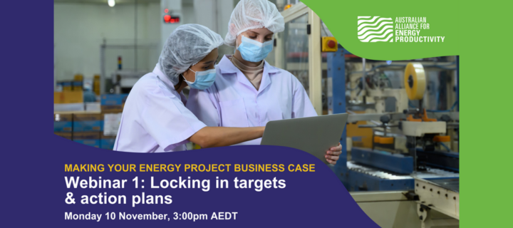 Webinar 1: Locking in targets & action plans